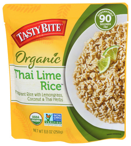 Lecker Biss Reis Thai Limette 8,8 Oz – Packung mit 6