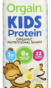 Orgain Kinderproteine bereit zu trinken Vanille Bio 8.25 fo – Packung mit 12
