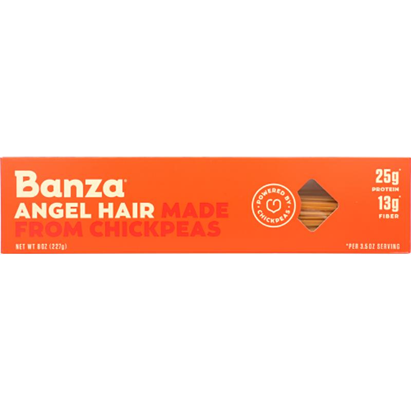 Banza Kichererbsen Pasta – Pasta Engel Haar Kichererbsen, 8oz