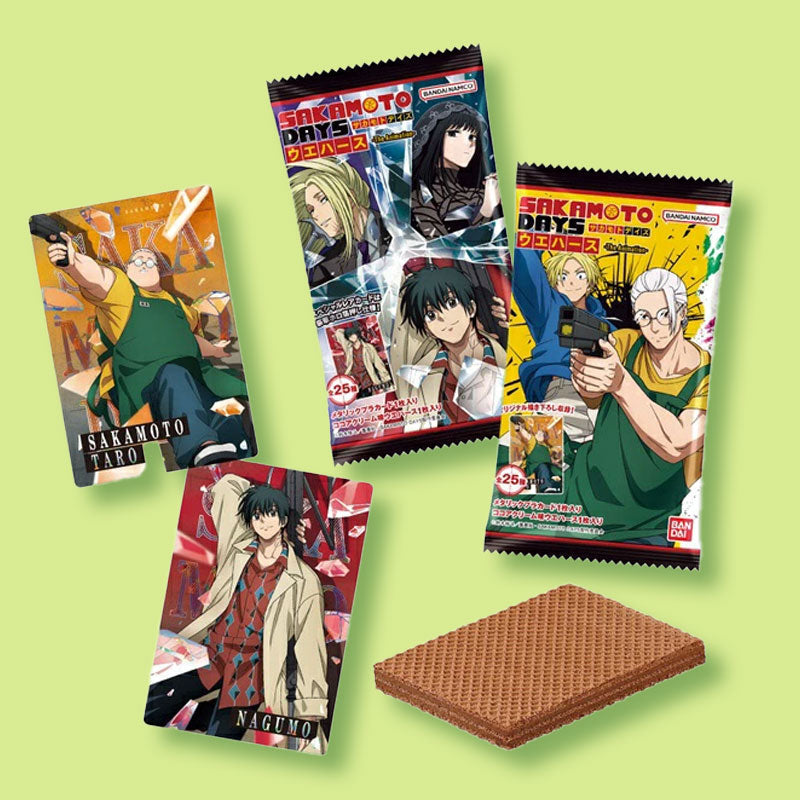 Sakamoto Days Waffel mit Karte