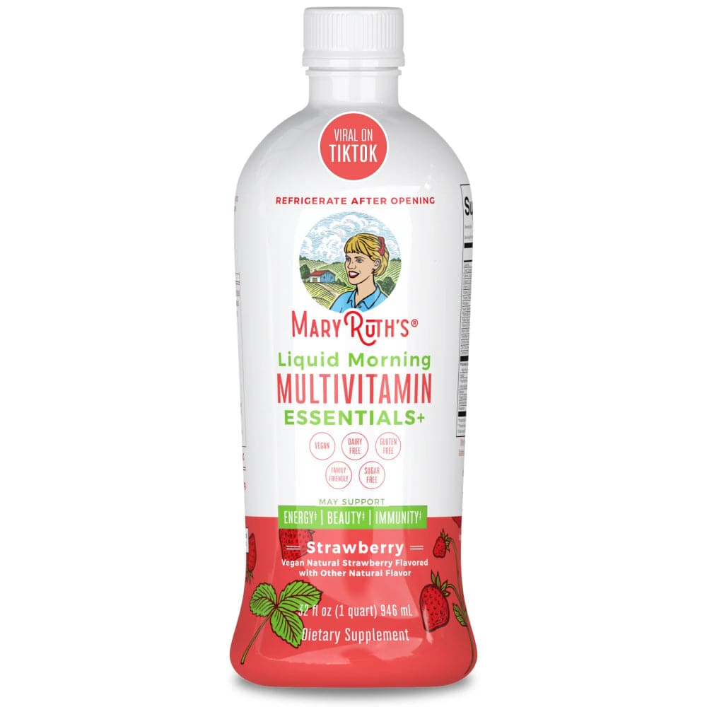 MaryRuth's – Liquid Morning Multivitamin, Erdbeere, 32 fl oz