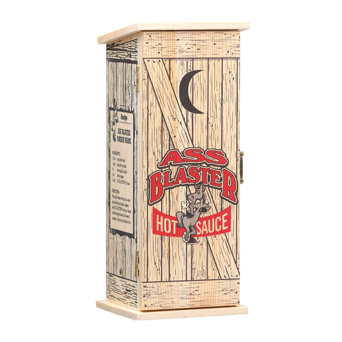 Ass Blaster Collector's Chilisauce mit Holz-Outhouse