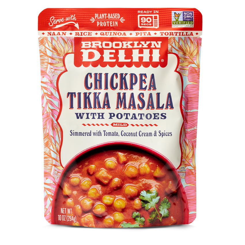 Brooklyn Delhi Kichererbse Tikka Masala Tasche – 6 Beutel Tasche