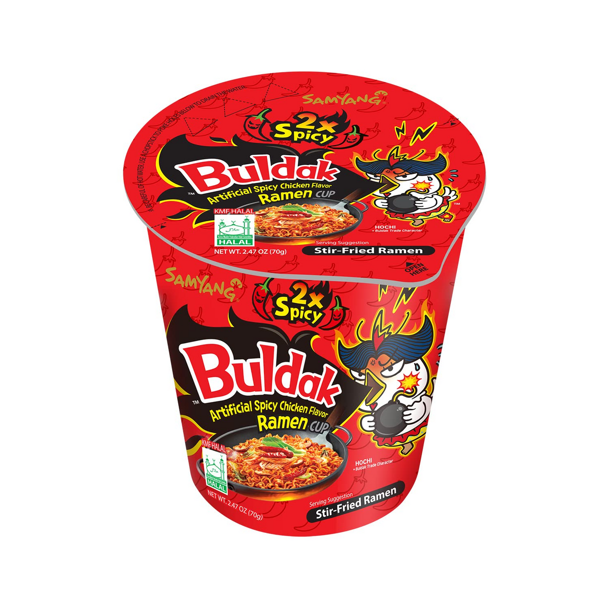 Buldak Ramen 2X Scharf