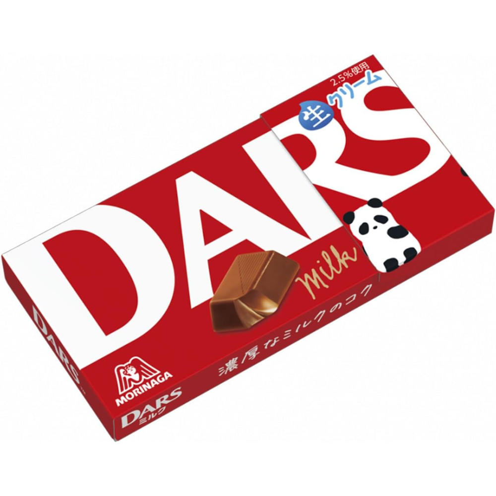 Morinaga DARS Milchschokolade 12 Stück – Hergestellt in Japan – Tokyo Sakura Mall