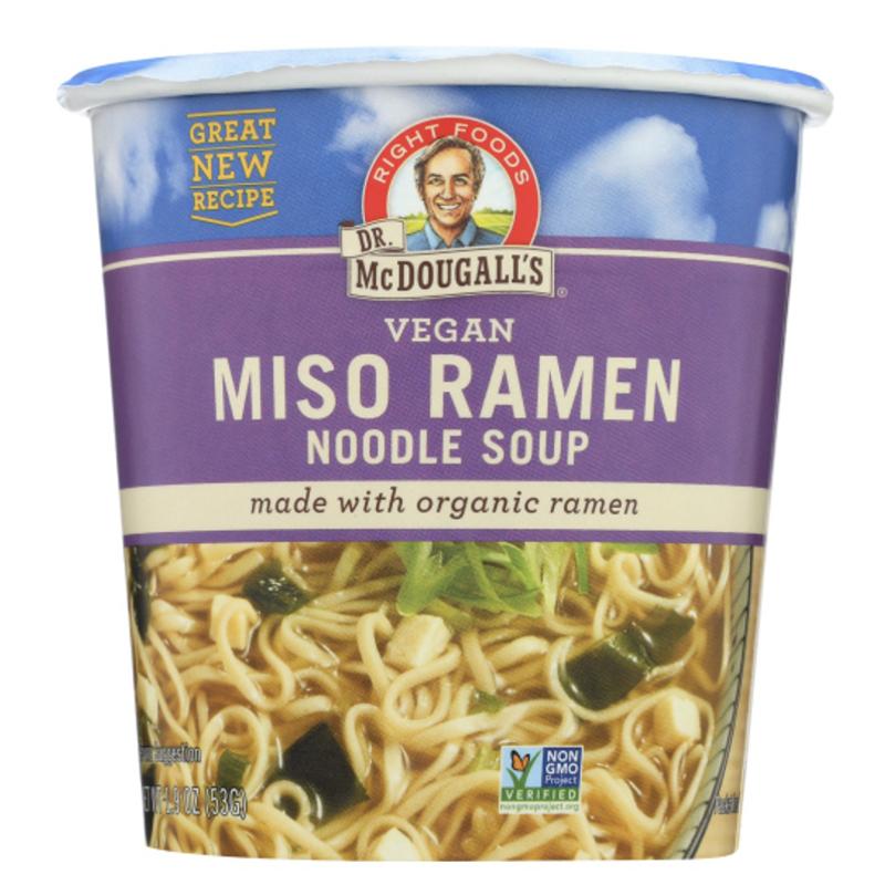 Dr. Mcdougall's – Miso Ramen Nudelsuppe, 1,9 Unzen