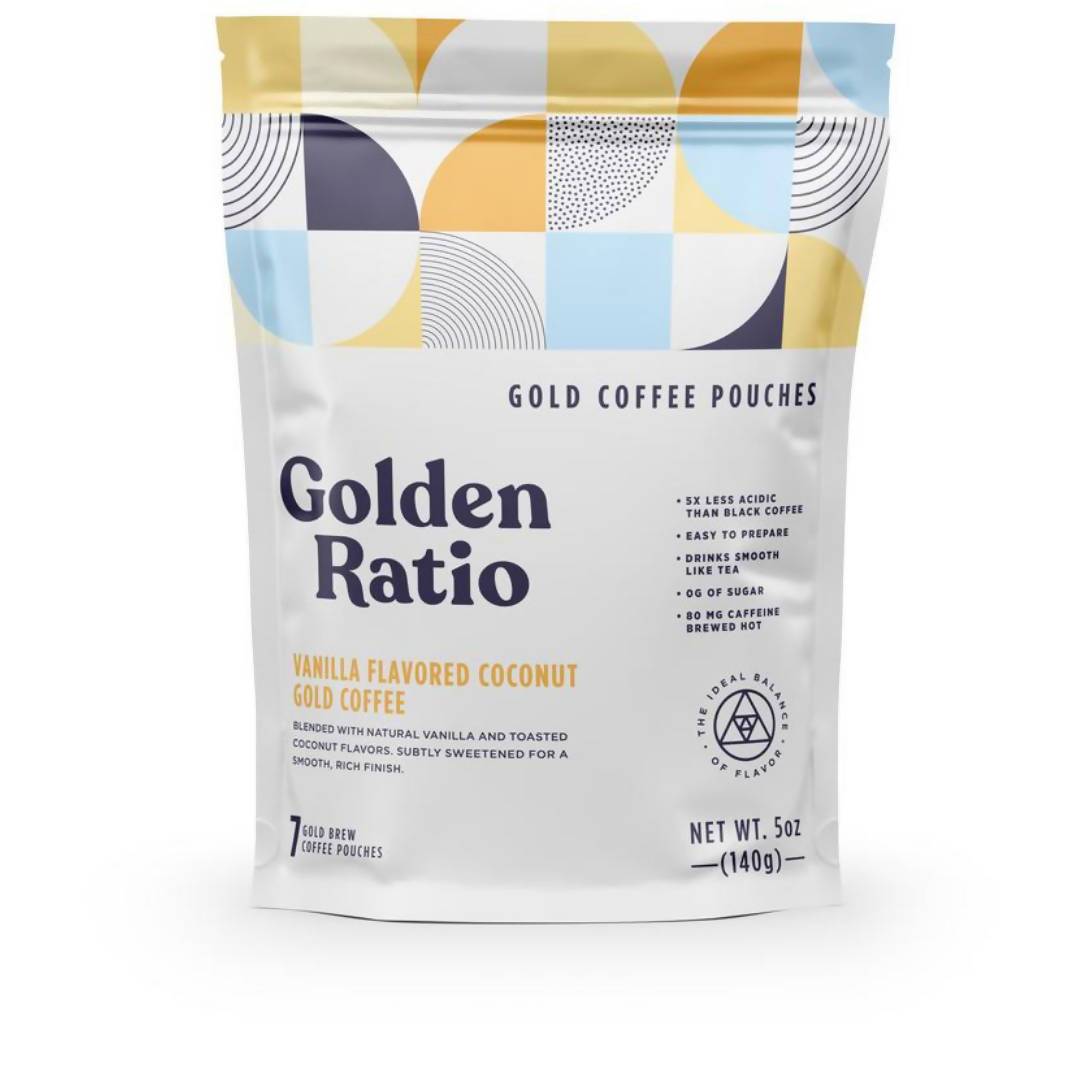 Vanille Kokos Gold Kaffee, säurearm – 6 Beutel x 7 Beutel