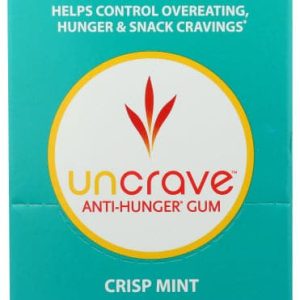 bleiben Sie voll mit uncrave Anti-Hunger Minzgummi – 7Pk