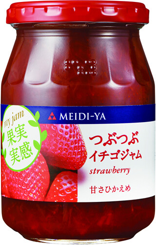 Meidi-ya, Obst Marmelade, Tsubutsubu Ichigo Marmelade, frische Erdbeere, 340g