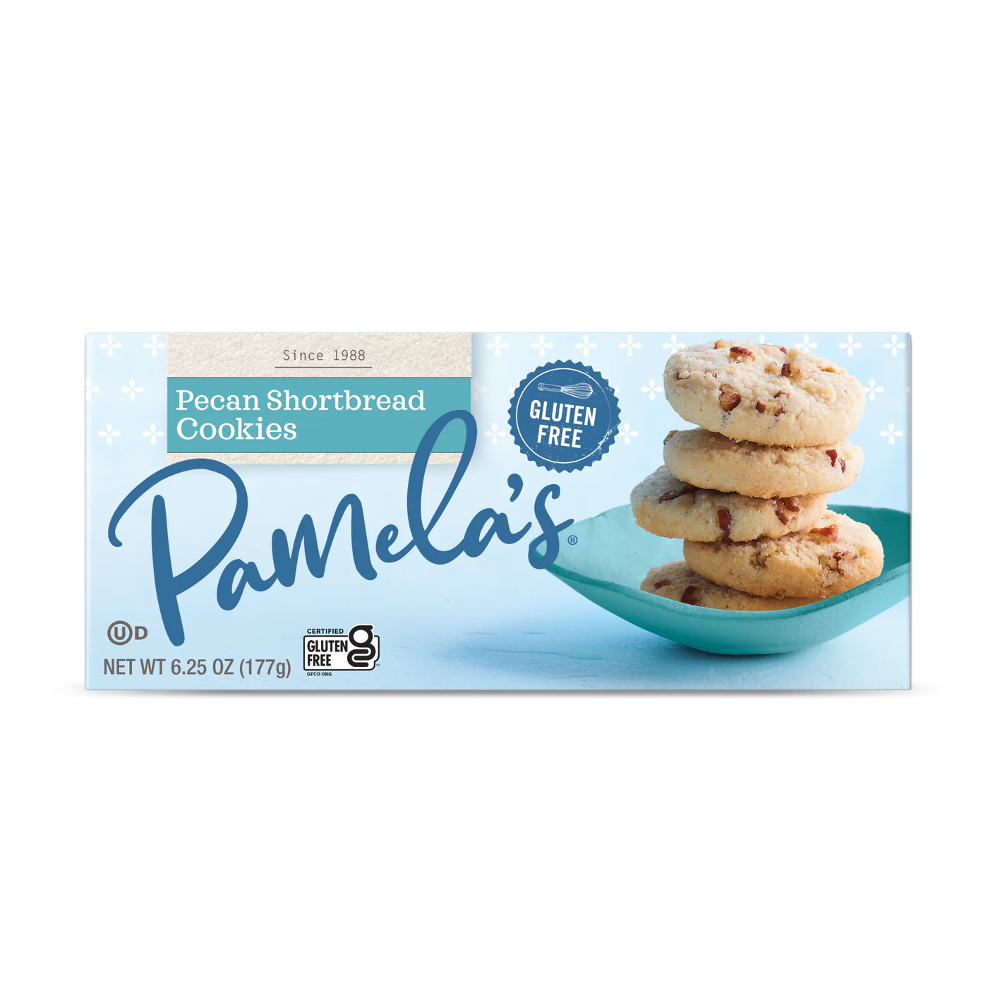 Pamela's Kekse Pekannuss Shortbread 4 LB – Packung mit 3 Stück