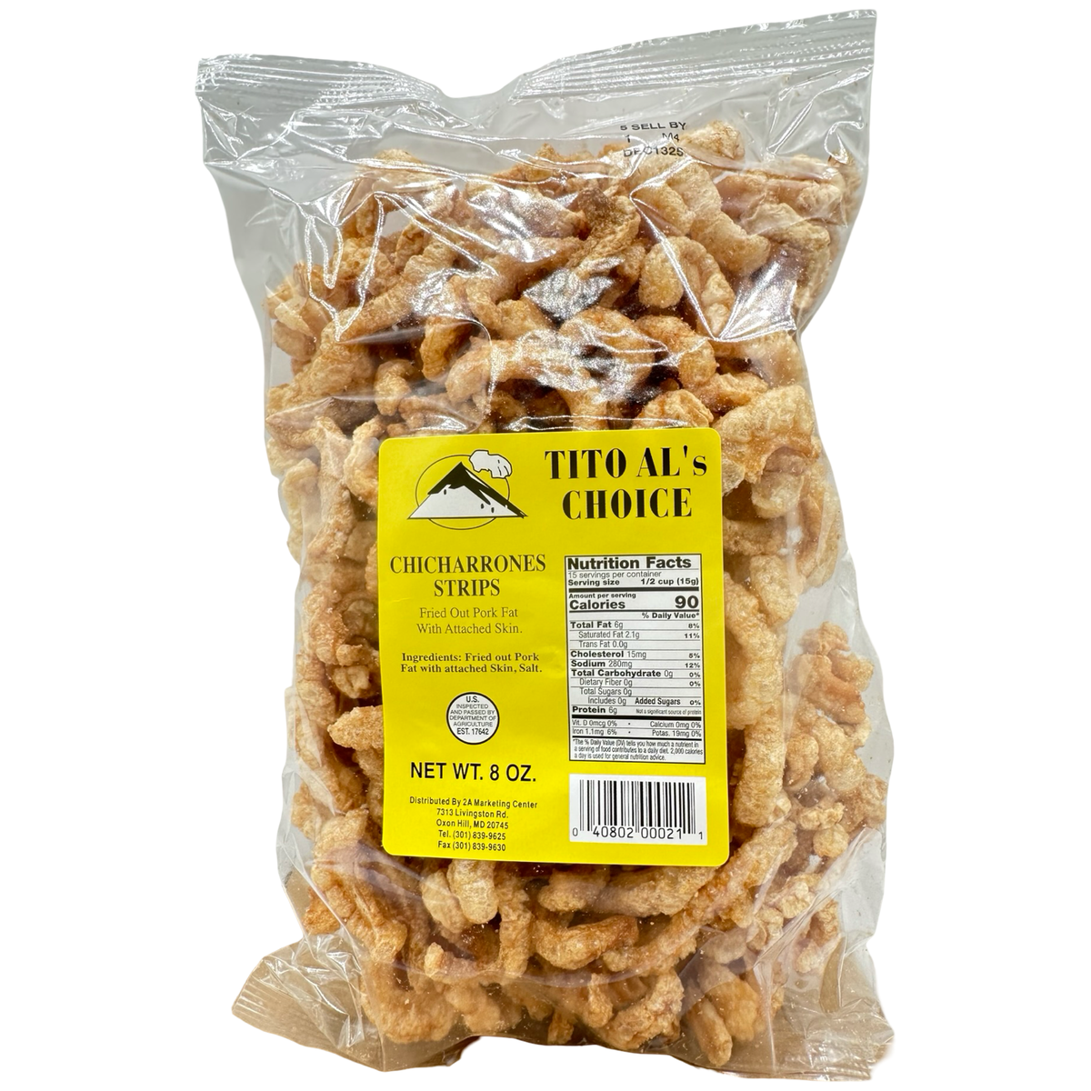 TITO AL'S Choice – Chicharrones Streifen – 8 OZ