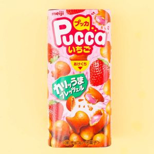 Meiji Pucca Kekse Erdbeerschokolade