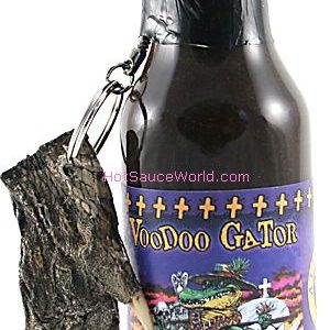 Voodoo Gator Cayenne mit echtem Alligator Klaue Schlüsselanhänger, . – 5oz