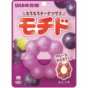 UHA, Mochido, Grape Geschmack Fruchtgummi Süßigkeiten, – 40g