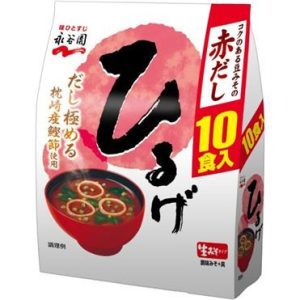 Nagatanien , Hiruge, Instant Miso Suppe, 10 Portionen, akadashi, braun miso