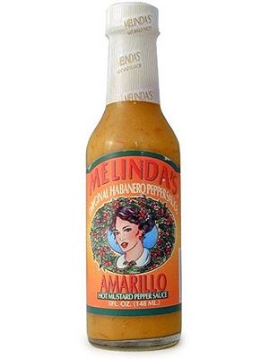 Melinda Amarillo Hot Senf Pfeffersauce, 5oz