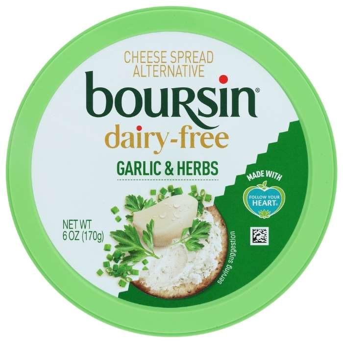 Boursin – Milchfreier Knoblauch & Kräuter Käseaufstrich, 6oz