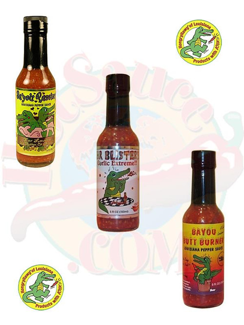 Bayou Chilisaucen Milder Geschenkset, 3/5oz