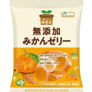 North Colors, Mutenka Mikan Gelee, Orangengelee, 11 Minibecher in 1 Beutel