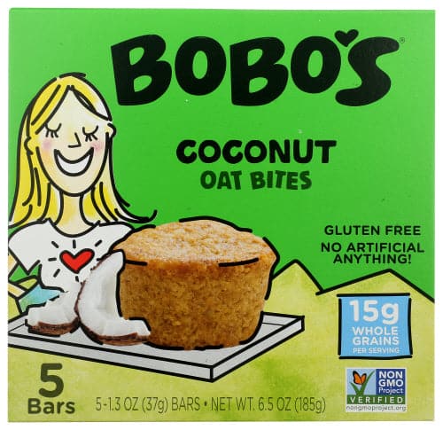Bobo's Haferriegel – Hafer beißt Kokosnuss 5ct – 1,3 Oz – 6er Packung