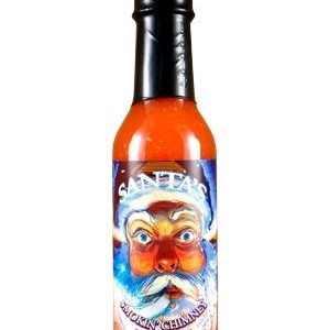 Santa’s Smokin’ Chimney rote Habanero scharfe Sauce, . – 5oz