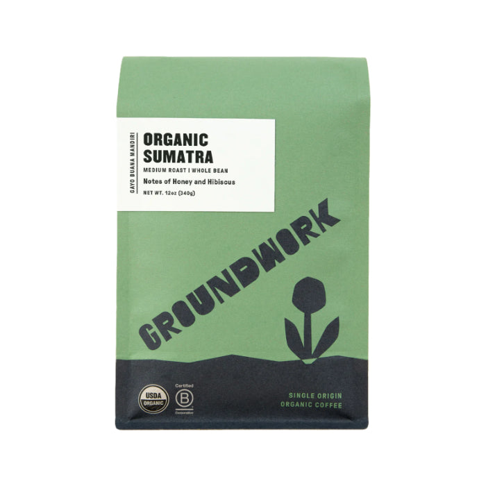 Groundwork Kaffee – Sumatra Vollbohnenkaffee, 12 Unzen – Packung mit 6