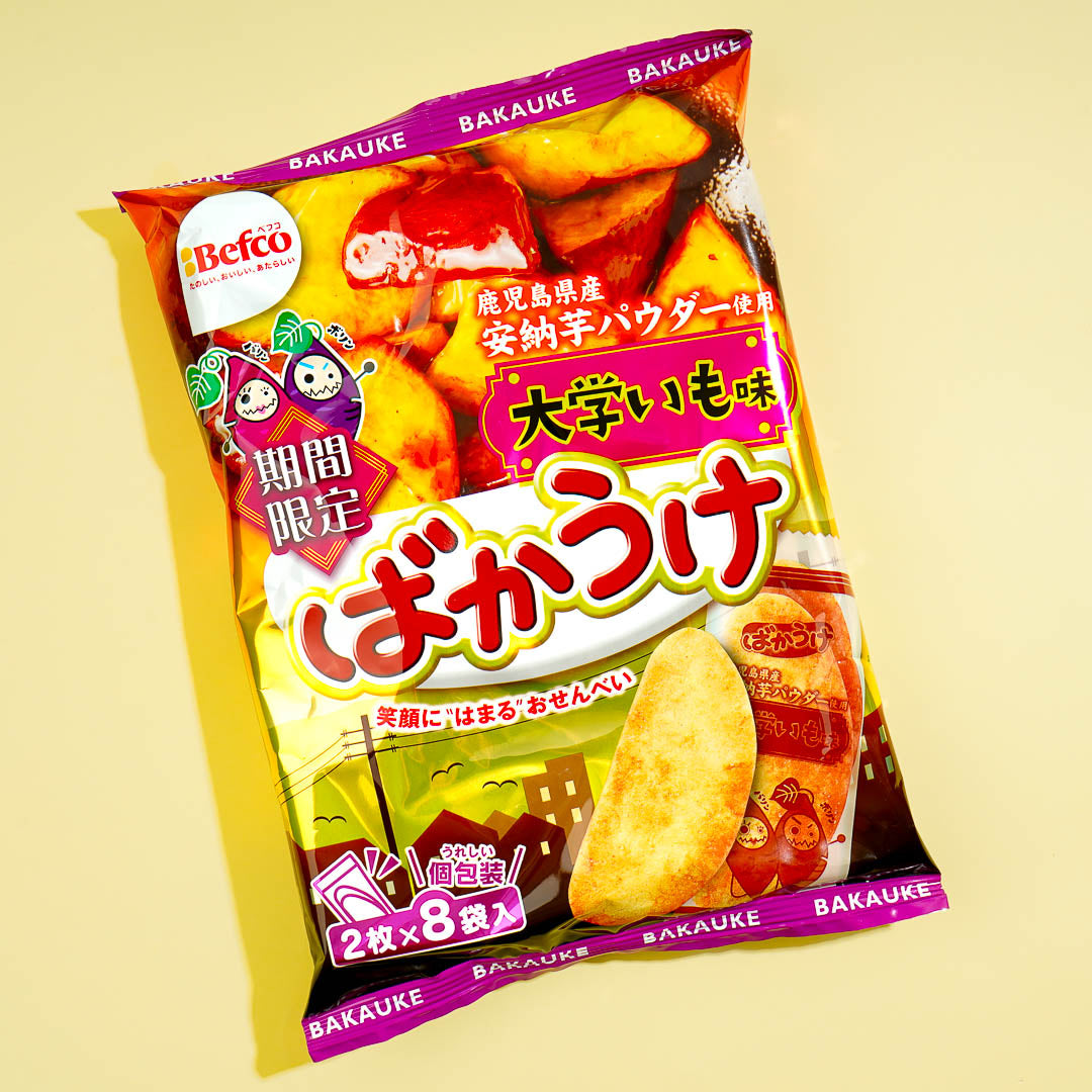 Befco Kuriyama Bakauke Reis Crackers – Kandierte Süßkartoffel
