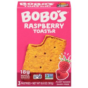 Bobo’s Glutenfreies Himbeer-Toaströster Gebäck, 6,6 Unzen – Packung – 3Ct