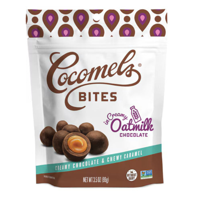COCOMELS – Cocomels Bites Schokolade Hafermilch 3.5OZ (Packung mit 6)