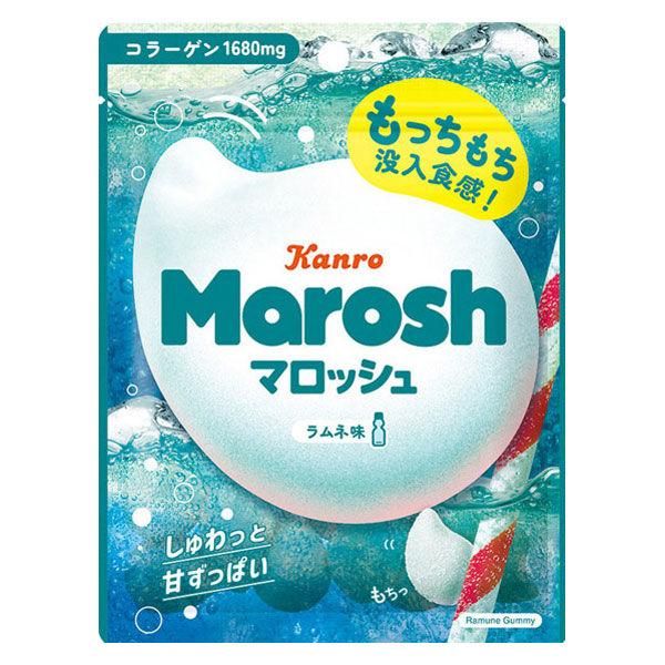 Kanro Marosh, Ramune Soda Geschmack Marshmallow Gummibärchen, 50g