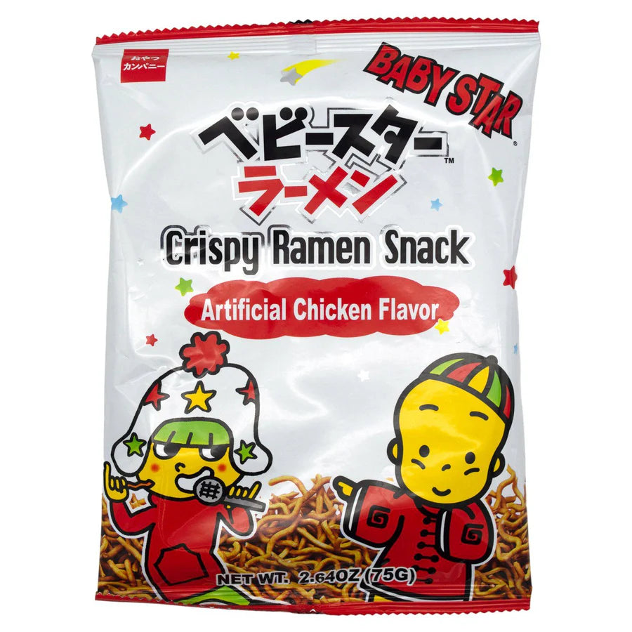 Oyatsu Baby Star Knusprig Ramen Snack Beschränkung Huhn Geschmack