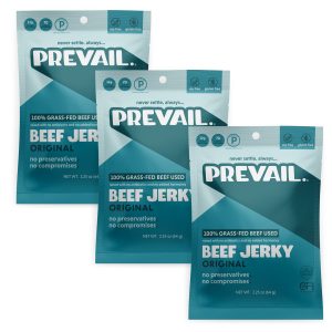 überwiegen ruckiges Rindfleisch ruckig, original 100% Gras gefüttert – 3 Säcke x 2.25 Unze