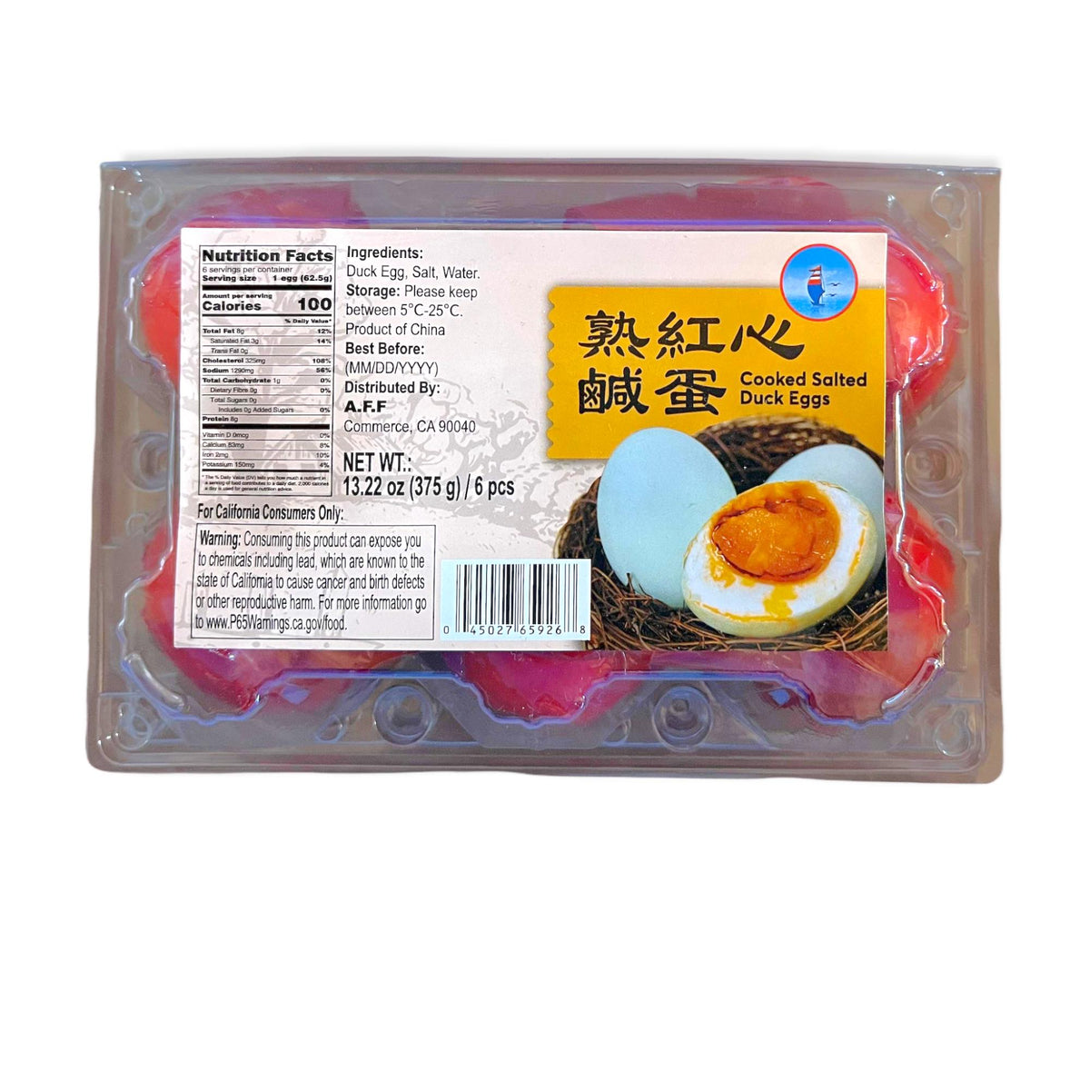 Hocean Gekochte Enteneier – Itlog Na Pula – 6 Stück – 375 G