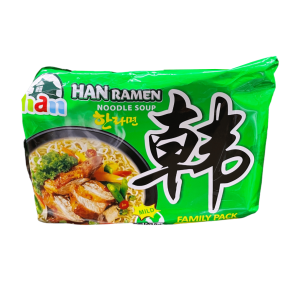 Han Ramen Nudelsuppe Huhn Geschmack milde Familie Packung