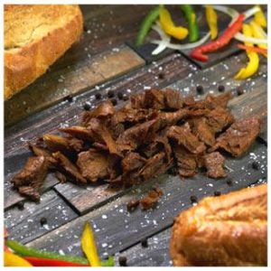 PAOW! Philly “Steak” Pieces dunkles 2,5-lbs-Pflanzenprotein