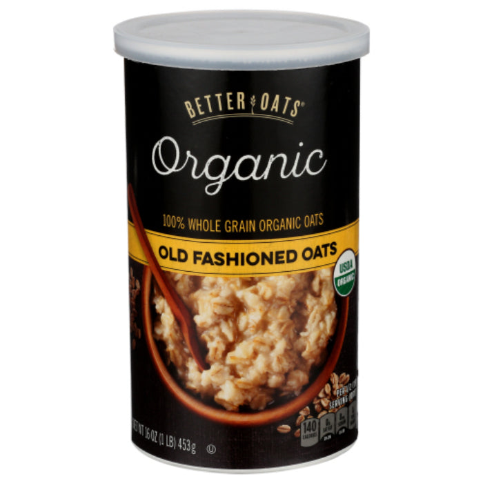Better Oats – Old Fashioned Rolled Oats Bio, 16 Unzen – Packung mit 12 Stück