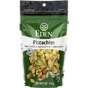 Eden-Lebensmittel – Nuss Pistazien gefüllt rst 4 Unzen – Packung mit 1