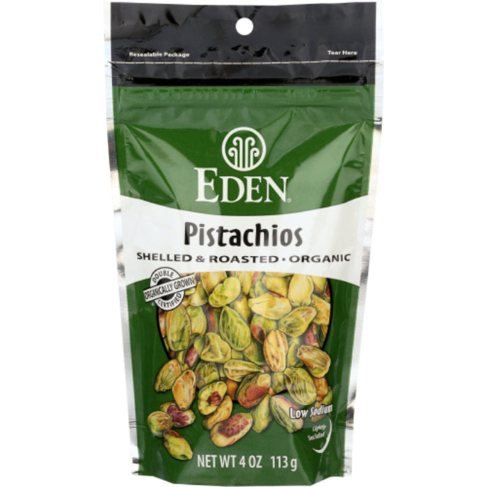EDEN FOODS NUT Pistazie SHELLD RST 4 OZ – Packung mit 1 Stück