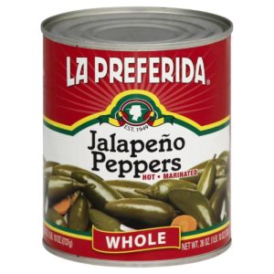 La Preferida Ganzer Jalapeno-Pfeffer, 26 Unzen – Packung mit 12 Stück