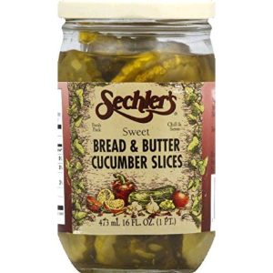 Sechler’s Brot und Buttergurken, 16 Unzen Packung mit 6