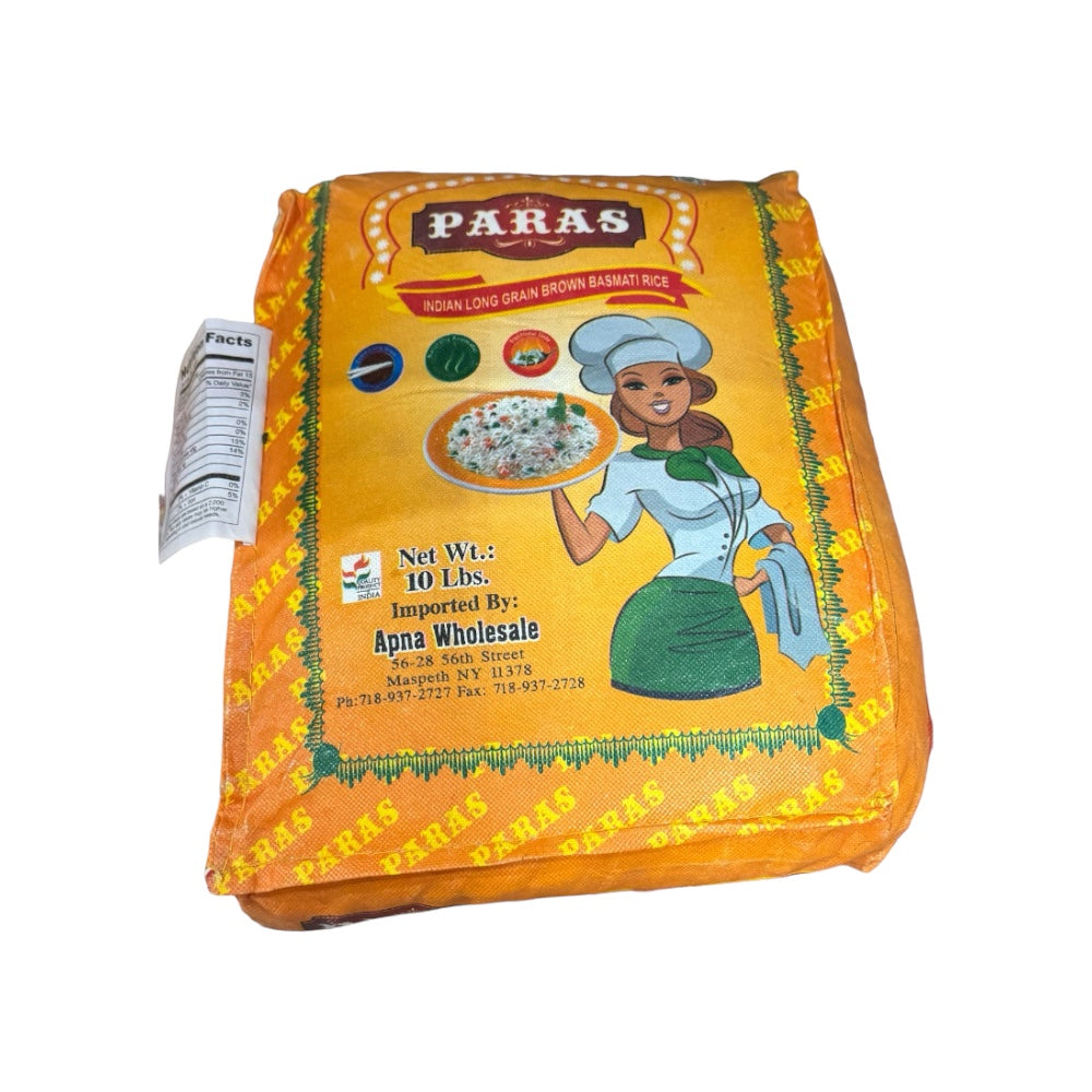 Paras Indian Langkorn braun Basmati Reis 10LB