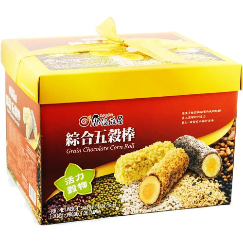 Taiwan Village – Getreide-Schokoladen-Maisrolle – Geschenkbox – 440 G