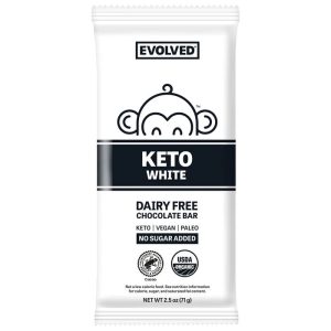 Evolved – Keto weißer Schokoriegel, 2,5 Unzen