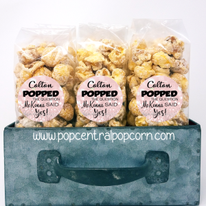 POPPED the Question – Wedding Popcorn-Gefälligkeiten