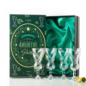 The Wine Savant – Set mit 4 Absinthgläsern, 7,6oz
