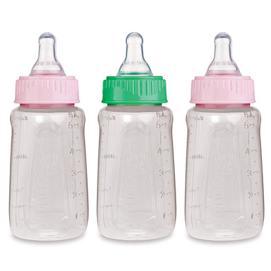 Zuerst Essentials Von NUK 5 Unzen Slow Flow Babyflaschen in Weiß, 3er Packung