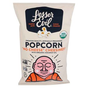 Lesser Evil Bio-Käse, keine Käserei Popcorn, 4.6oz
