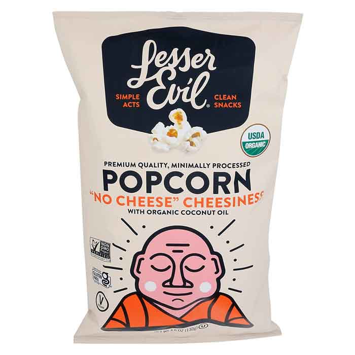 Lesser Evil Bio “No Käse” Cheesiness Popcorn, 4,6 Unzen