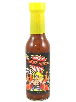 Biker Bitch Hot & Wild Chilisauce, 5oz