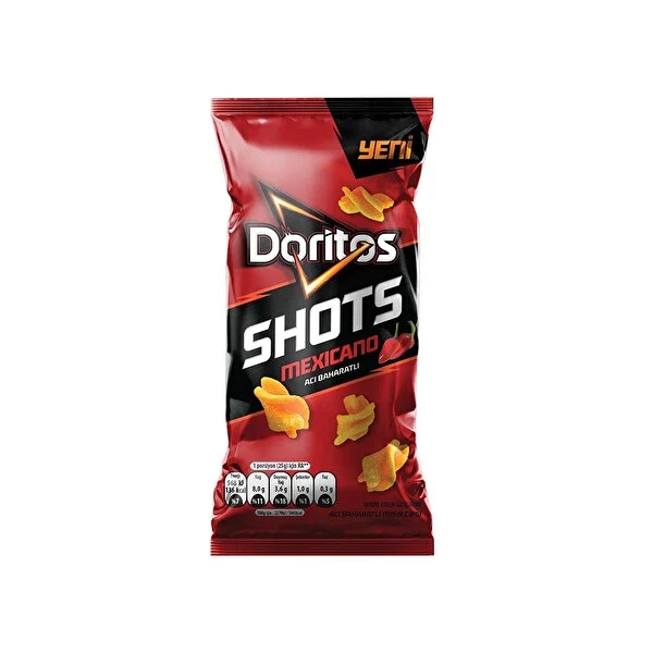 Doritos Shots: Mexicano 20g Vitrine von 18 – Türkei